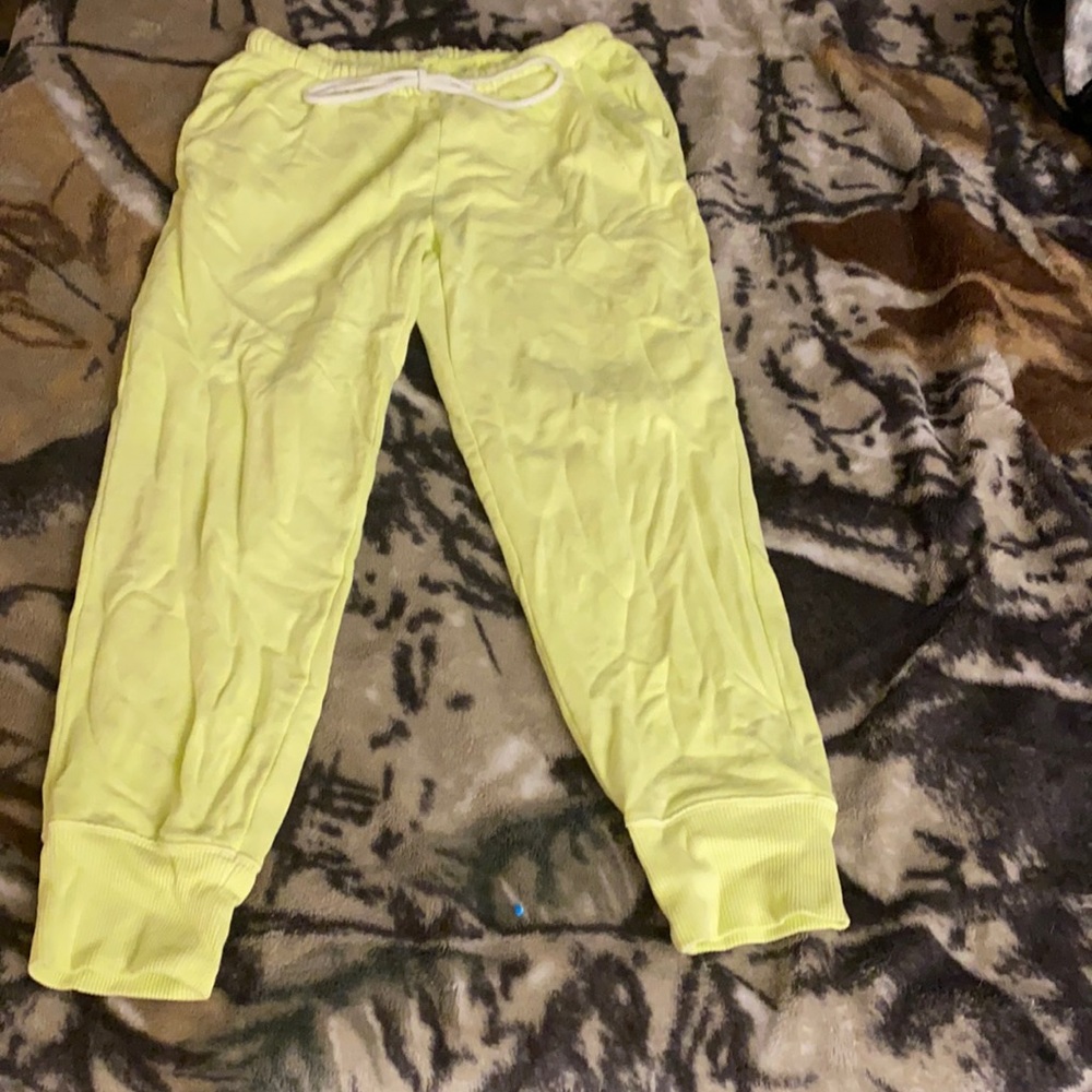 Aerie Lime green Oversized Jogger Pant